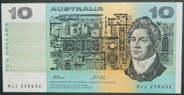 Australia. 10 dollars. ND. (1974-91). (Pick 45 g). 10 dólares.  Grado: SC