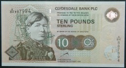 Escocia. 10 punds. 12.10.1999. (Pick 226 b).  Grado: SC