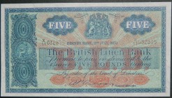 Escocia. 5 pounds. 2.7.1959. (Pick 161 b).  Grado: EBC+