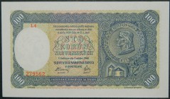 Eslovaquia. 100 korun. 7.1.1940. (Pick 10 a).  Grado: SC