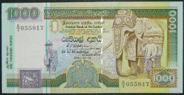 Sri Lanka. 1000 rupees. 1.1.1991. (Pick 107 a). 1000 rupias. Grado: SC