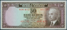 Turquía. 50 kurus. L. 1930. (Pick 133).  Grado: SC