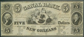 Estados Unidos de América. Canal Bank New Orleans. 5 dollars. (Pick 50). 5 dólares.  Grado: SC-