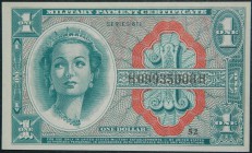 Estados Unidos de América. 1 dollar. (MPC#M 54). 1 dólar.  Grado: SC
