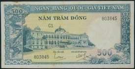 Vietnam del sur. 500 dông. ND (1962). (Pick 6A a). Manchitas de óxido.  Grado: EBC
