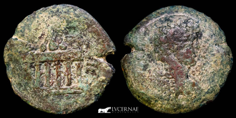 Roman Provincial. EGYPT. Alexandria. Marcus Aurelius Caesar (161-180 A.D.) Æ dra...