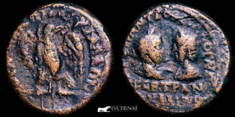 Roman Provincial

Gordian III, with Tranquillina, Æ26 of Anchialus, Thrace. AD 2...