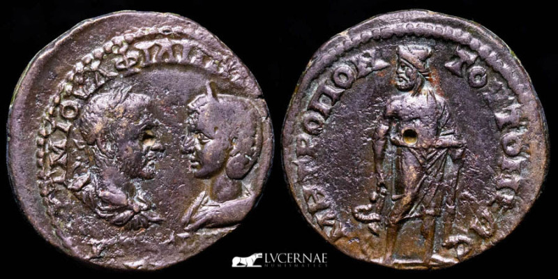 Roman Provincial

Gordian III, with Tranquillina, Æ26 of Anchialus, Thrace. AD 2...