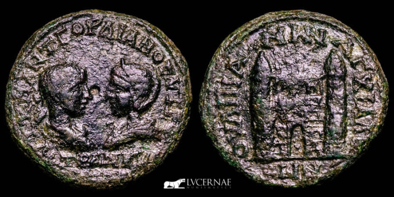 Roman Provincial Coins
THRACE. Anchialus. Gordian III with Tranquillina (238-244...