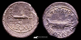 Mark Antony Silver Denarius 3,47 g. 19 mm. Patrae 32-31 BC Good very fine