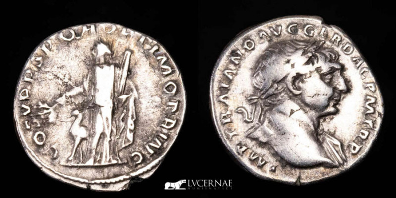 Roman Empire - Trajan (98 - 117 A.D.), silver denarius, (3,33 g. 19 mm.) minted ...