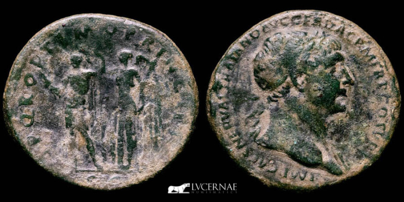 TRAJAN (98-117). Sestertius. Rome AD 105-111. (26,16 g. 34 mm)

IMP CAES NERVAE ...