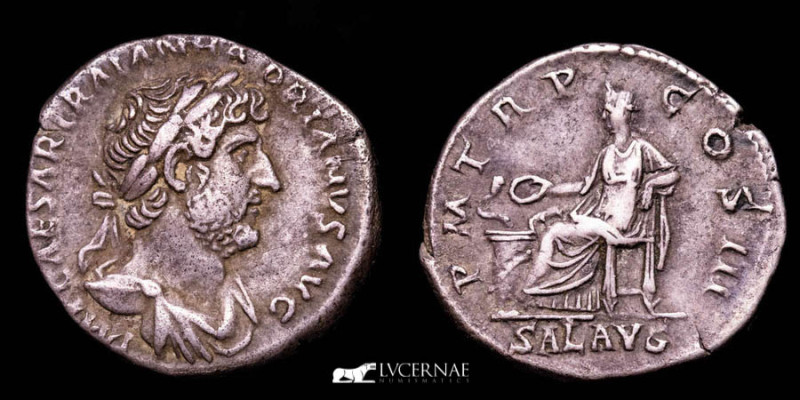 Roman Empire - Hadrian (117-138 A.D.) Silver denarius (3.32 g. 19 mm.) from Rome...