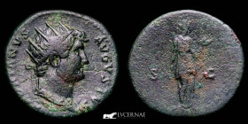 Hadrian Æ Bronze Dupondius 11,43 g. 25 mm. Rome 117-138 A.D. gVF/vf