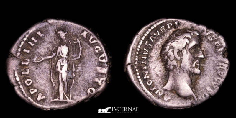 Roman Empire - Antoninus Pius (AD 138-161). Silver denarius (3,52 g, 19 mm), Rom...