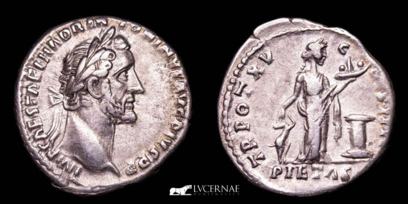 Roman Empire - Antininus Pius (AD 138-161) - Silver denarius (3.46 g., 19 mm.) R...