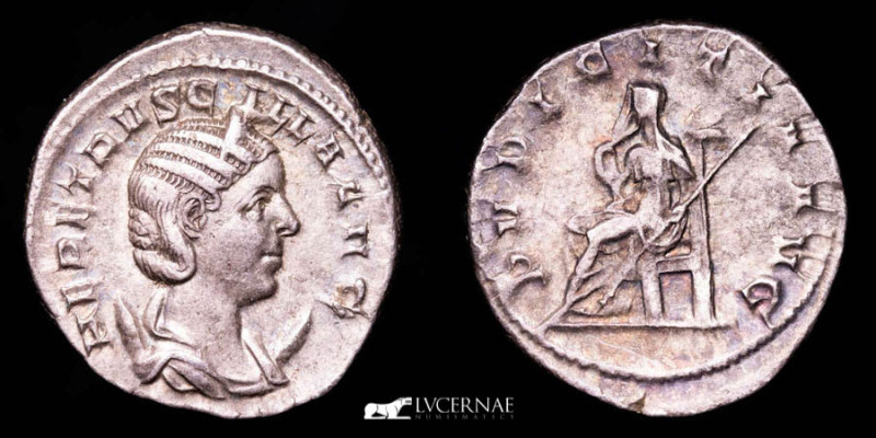 Roman Empire - Herennia Etruscilla (249-251 AD). Silver antoninianus, Minted in ...