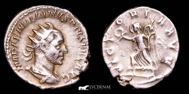 Roman Empire. Aemilian (253 A.D.) silver antoninianus (3,42 g. 22 mm.) Rome.

IM...