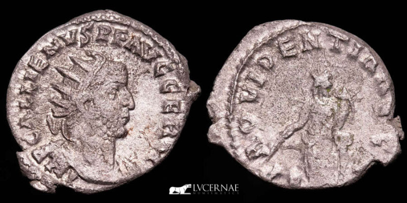 Roman Empire - Gallienus in the joint reign (253-260 A.D.). Hybrid silvered anto...