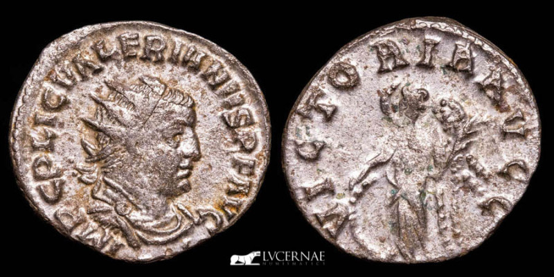 Roman Empire - Valerian I (253-260 A.D.). Silver antoninianus (2,63 g., 21 mm.)....