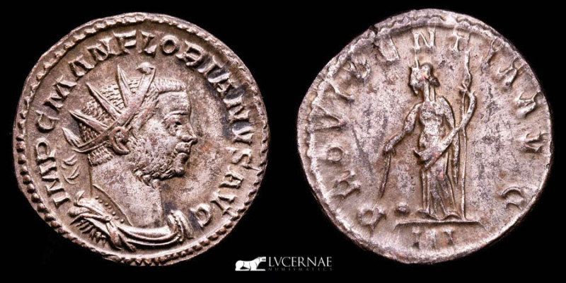 Roman Empire - Florian. A.D. 276. silvered antoninianus (3,41 g 22 mm) Lugdunum ...