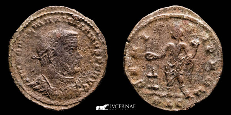 Roman Empire, Maximian I. First reign, A.D. 286-305. Æ Large Follis from Lugdunu...