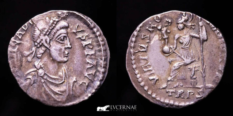 Roman Empire - Arcadius AR Siliqua,

Arcadius (383-408 AD). AR Siliqua (1,63 g. ...