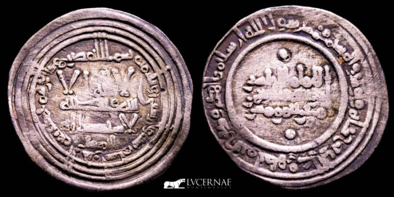 Spain - Córdoba Caliphate - Abd al Rahman III silver dirham (3,46 g. 24 mm.) min...