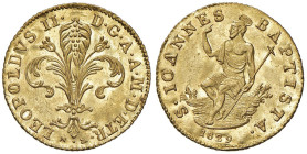 COLLEZIONE A.S. FIRENZE Leopoldo II (1824-1859) Zecchino 1829 - MIR 445/3 AU (g 3,47) Esemplare eccezionale

Status: FDC