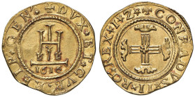 COLLEZIONE A.S. GENOVA Dogi biennali (1528-1797) Doppia 1616 sigla I Z - MIR 205/39 AU (g 6,71) RR Di ottima qualità per la tipologia

Status: SPL-F...