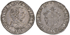 COLLEZIONE A.S. MODENA Ercole II d'Este (1534-1559) Bianco - MIR 645 AG (g 5,00) Esemplare proveniente dalla nostra asta 44, 2011, con questa descrizi...