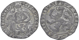 BOZZOLO Scipione Gonzaga (1613-1670) Tallero del leone da 3 lire 1659 - MIR 58 (indicato R/5 senza valutazione) AG (g 24,94) RRRR Moneta di grande rar...