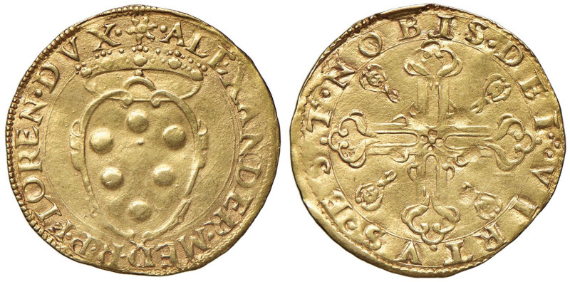 FIRENZE Alessandro (1532-1537) Scudo d'oro del sole - MIR 97 AU (g 3,35) Modesta...