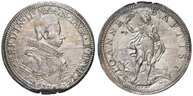 FIRENZE Ferdinando I (1621-1670) Piastra 1630 al D/ e 1630 al R/ - MIR 291/3 AG (g 32,50) R Splendido esemplare, da considerarsi eccezionale per quest...