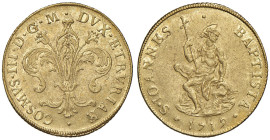 FIRENZE Cosimo III (1670-1723) Ruspone 1719 - MIR 321 (indicato R/4) AU (g 10,44) RRRR Moneta estremamente rara, a nostro parere il miglior esemplare ...