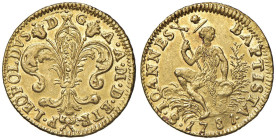 FIRENZE Pietro Leopoldo (1765-1790) Ruspone 1781 - MIR 370/14 AU (g 10,48) RR

Status: SPL