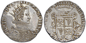 MILANO Filippo IV (1621-1665) Ducatone 1622 - MIR 361/1 AG (g 31,94) Bell'esemplare dai dettagli ben definiti e una elegante patina riposata

Status...