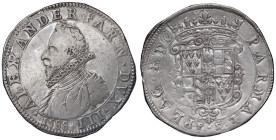 PARMA Alessandro Farnese (1586-1591) Ducatone 1588 - MIR 963 AG (g 31,85) RRRRR Fondi manipolati. Nella seconda metà del Cinquecento cominciò la produ...