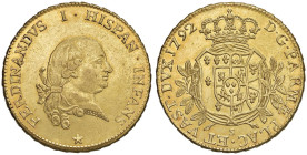 PARMA Ferdinando di Borbone (1765-1802) 8 Doppie 1792 - MIR 1057/4 AU (g 57,01) RRRR Il 1792 è di gran lunga più raro del consueto 1786

Status: SPL...