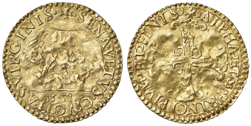 SIENA Repubblica (1404-1555) Scudo 1551 - MIR 559/4 (indicato R/4) AU (g 3,35) R...