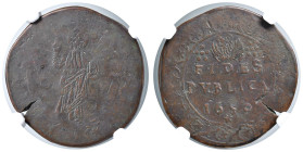 VENEZIA Candia (assedio turco) 10 Lire 1650 detta Salvatori o Fides Publica - Pao. 884 CU RRRR In slab NGC VF DETAILS ENVIROMENTAL DAMAGE cod. 6644213...