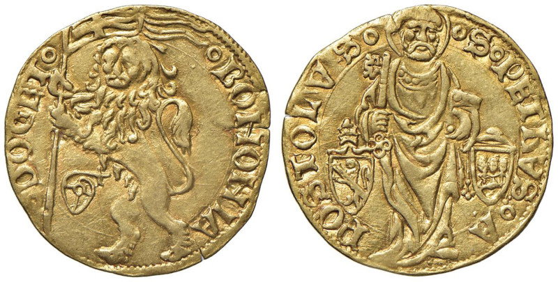 Paolo II (1464-1471) Bologna - Bolognino d'oro - MIR 424/3; Munt. 74 AU (g 3,46)...