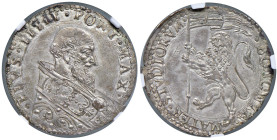 Pio V (1566-1572) Bologna - Bianco - Munt. 49 AG Ex Nomisma 49 lotto 1559. In slab NGC MS 63 cod. 2791843-008

Status: MS 63