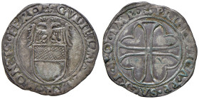 CASALE Guglielmo II Paleologo (1494-1518) Grosso - MIR 194 MI (g 1,92) R Piccoli graffi al R/. Con cartellino di vecchia raccolta.

Status: BB