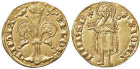 FIRENZE Repubblica (1189-1532) Fiorino, Tano di Baroncello, 1308, primo semestre, simbolo foglia di fico - Bernocchi 995-990 AU (g 3,52) R

Status: ...