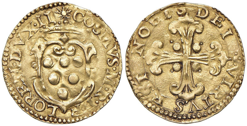 FIRENZE Cosimo I (1537-1574) Scudo d'oro del sole - MIR 115/2 AU (g 3,33) Colpet...