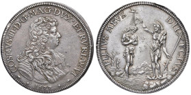 FIRENZE Cosimo III (1670-1723) Piastra 1677 - MIR 326/4 AG (g 31,00) Una minima porosità superficiale

Status: qSPL