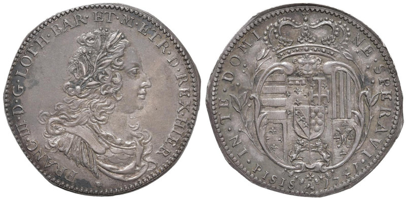 FIRENZE Francesco II (1737-1765) Mezzo Francescone 1741 - MIR 355/4 AG (g 13,78)...