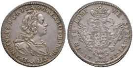 FIRENZE Francesco II (1737-1765) Mezzo francescone 1758 - MIR 365/2 AG (g 13,63) RR Bellla patina delicata e fondi lucenti. Ex asta Veresi 61 del 2012...