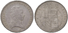 FIRENZE Ferdinando III (1790-1801) Francescone 1794 - MIR 405/3 AG (g 27,32) Bella patina di vecchia raccolta

Status: qFDC/FDC